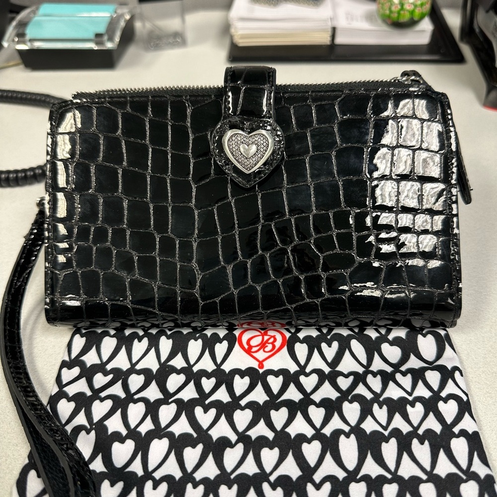 Brighton Bellissimo Heart Double Zip Wallet